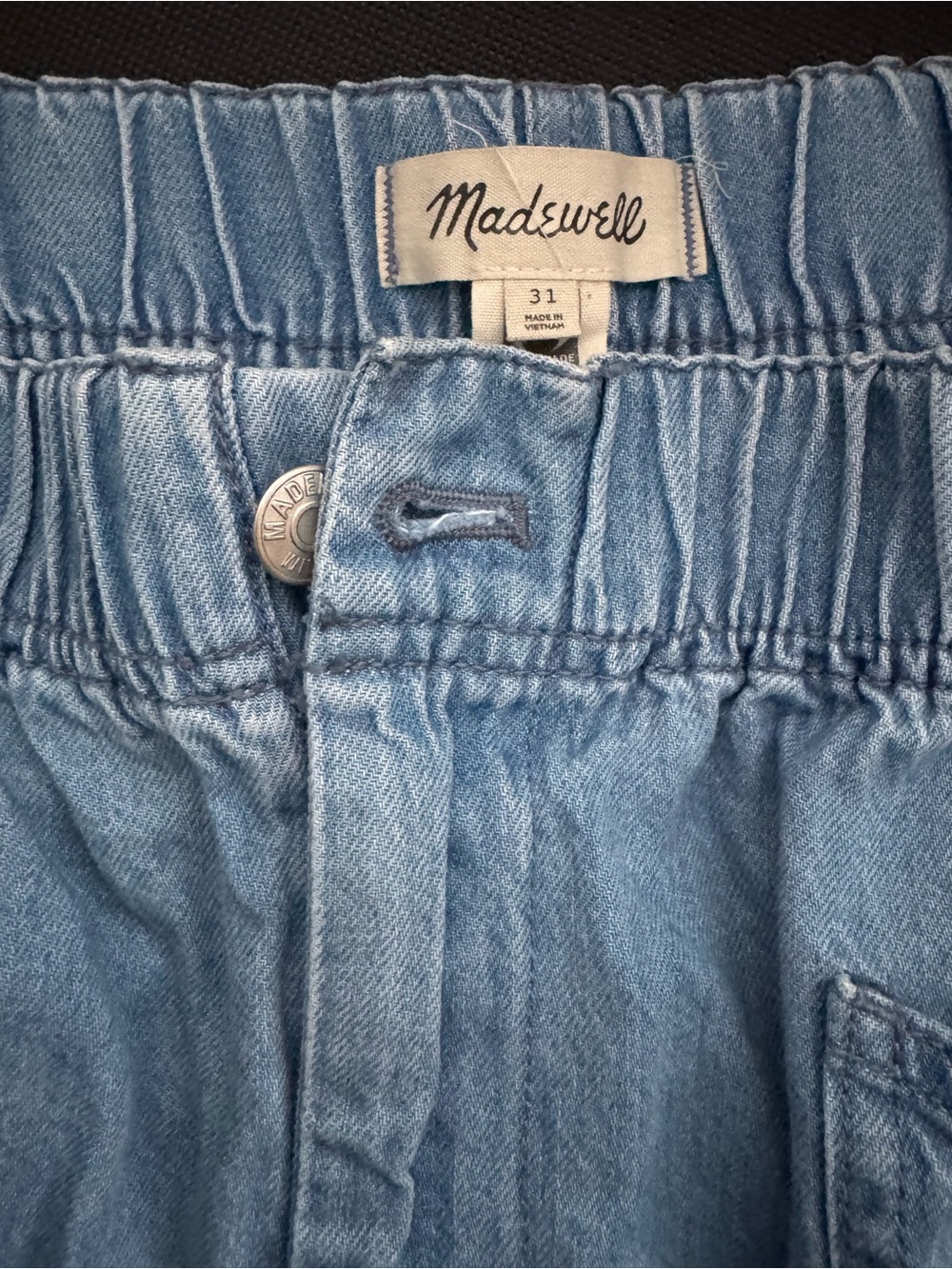 Madewell Light Blue Denim Jean Shorts - Picture 6 of 6